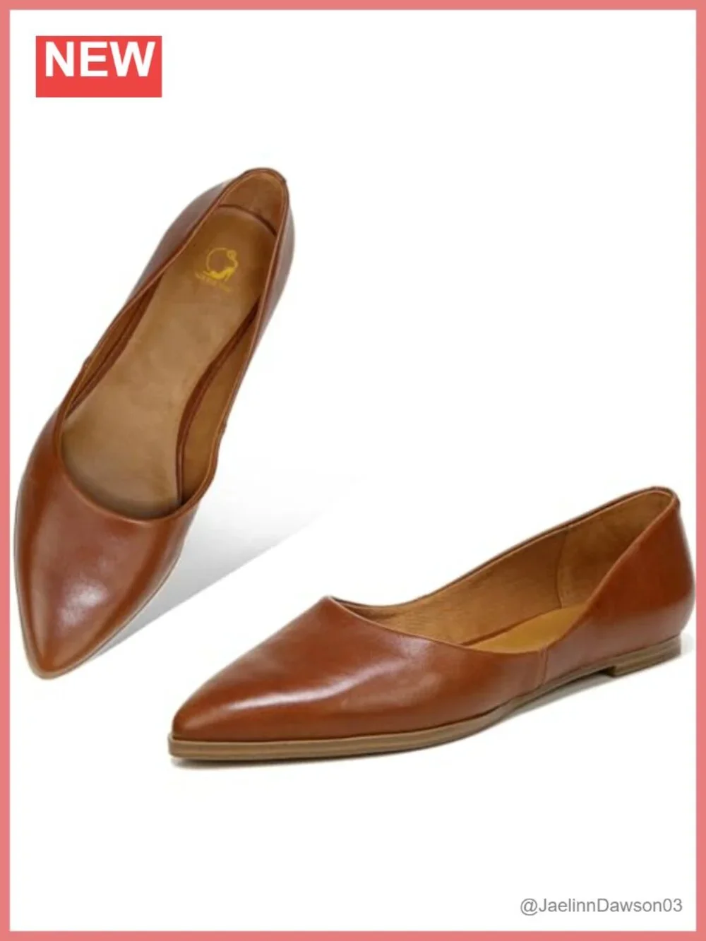 Women's Snakeskin Pointed Toe Flats Slip On Ballet Flat Heel Leather Shoes